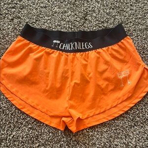 Chicknlegs Orange Running Shorts
